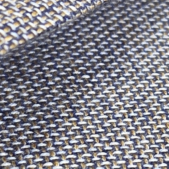 Vtg Ermenegildo Zegna Neiman Marcus Blazer Jacket Cashmere 50L Blue Gold Gray - Picture 4 of 16